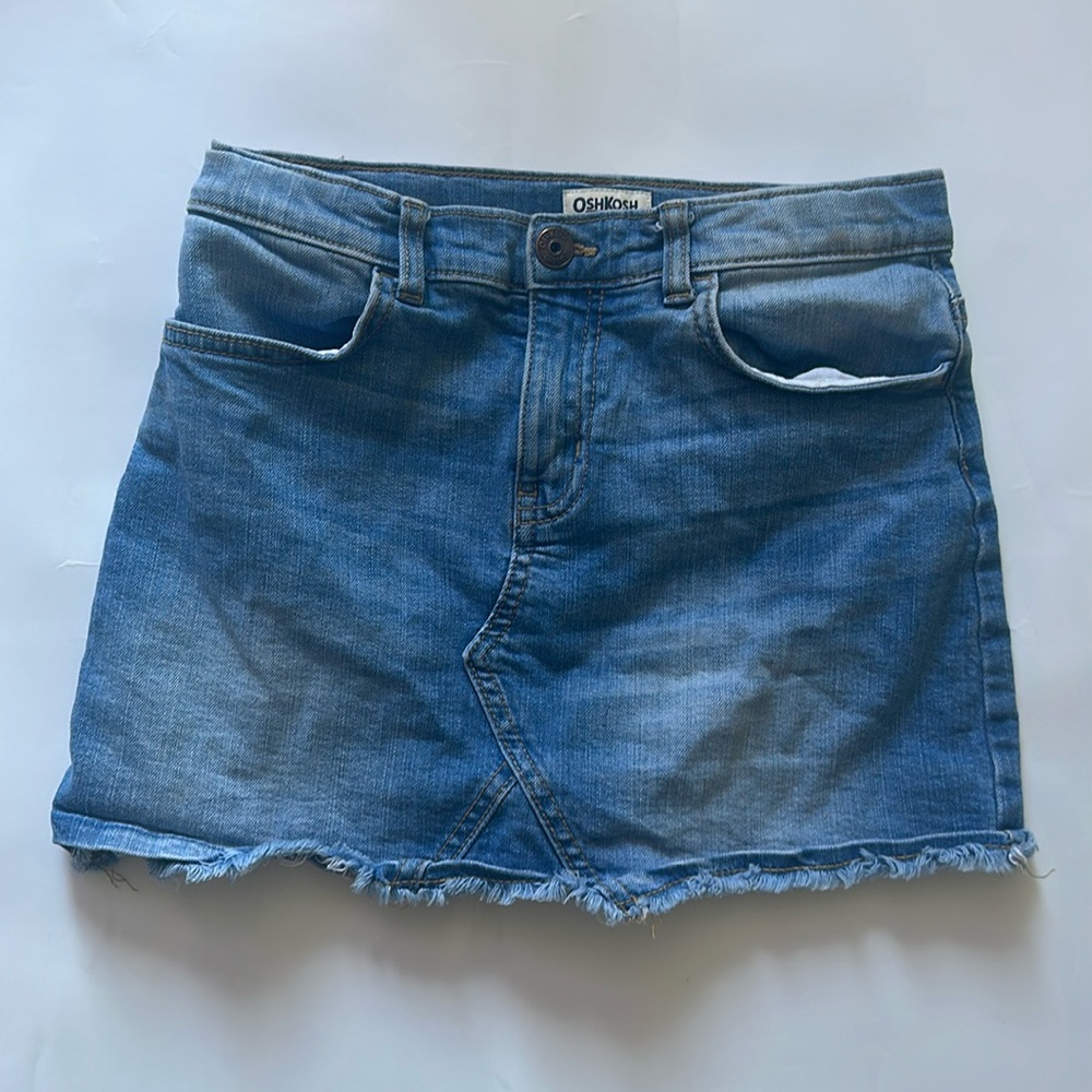 OshKosh B’gosh Girls Denim Skirt Size 8 💕Free Shipping! 💕💌